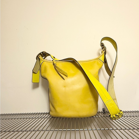 Coach Yellow Crossbody Bag L0769-11422 - Picture 2 of 4